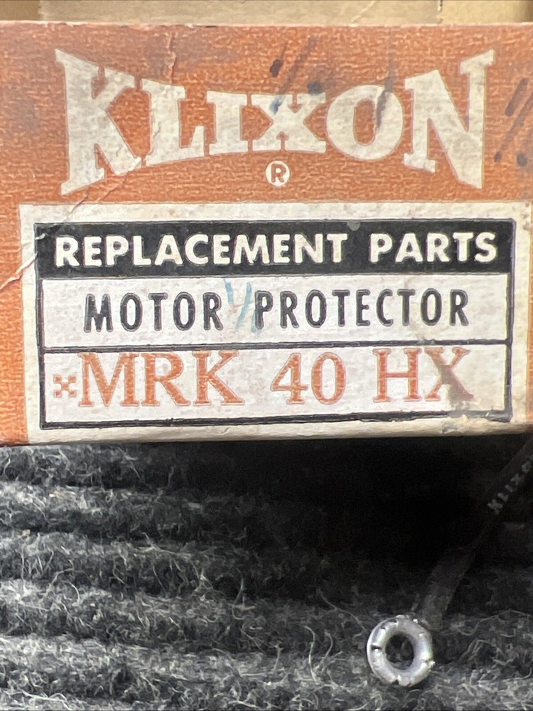 NOS Klixon MRK40HX Protector
