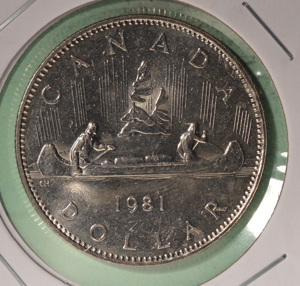 1981 Canada Nickel Dollar - BU / UNC from original roll