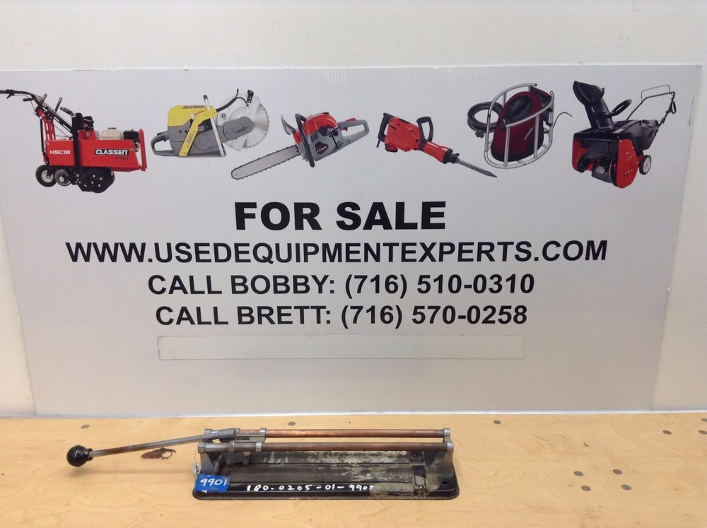 Used 16" Tile Cutter Ceramic Saw Cutting Tools Manual Tool Floor Small Cutters