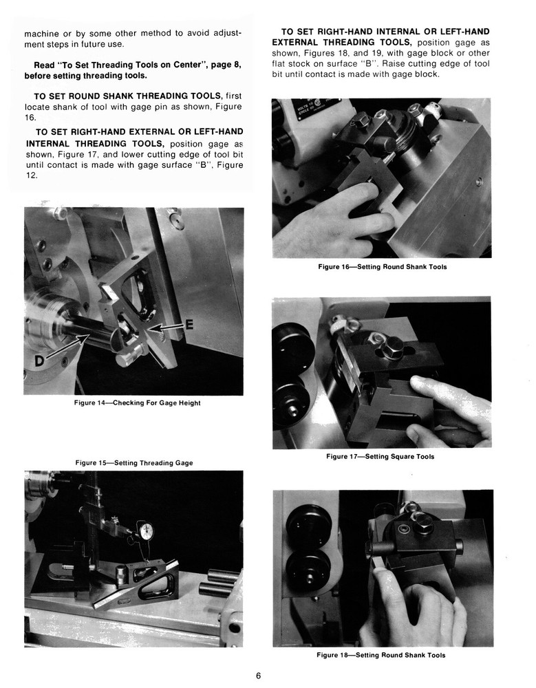 Hardinge Auto Thread Unit on HC-AT Super Precision Chucker Operator Manual #1719