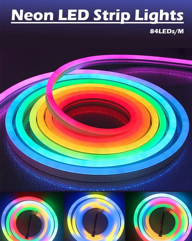 RGBIC Neon Rope Light with Music Sync