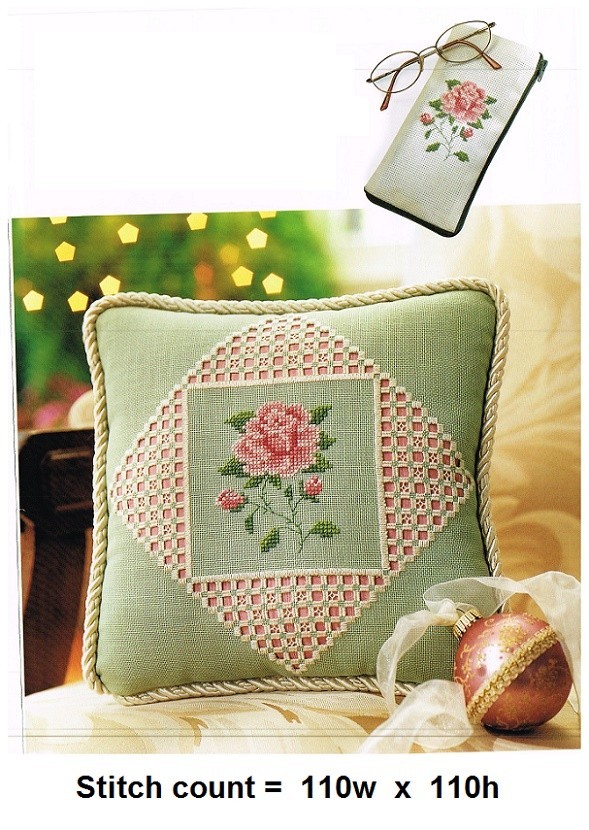 VIENNA ROSE  CROSS STITCH  PATTERN  ONLY    #963