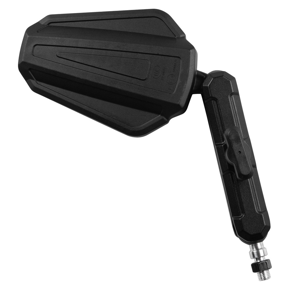 Universal 10mm 8mm Adventure Motorcycle Mirrors 360Degrees Adjustable Side Black