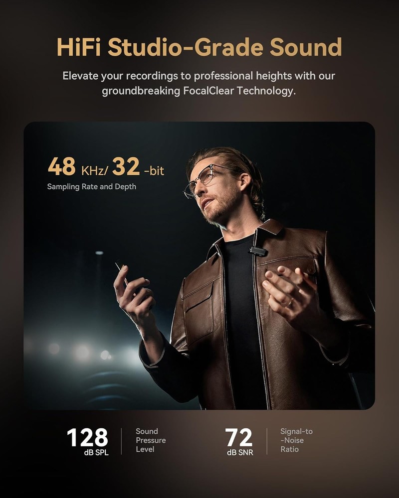 Hollyland LARK MAX 2 Ultimate Combo Dual Wireless Microphone Bundle