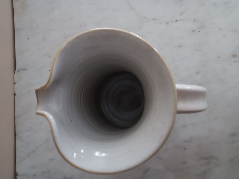 Studio Handcrafted Pottery Handpainted Signed 8 1/2" Pitcher