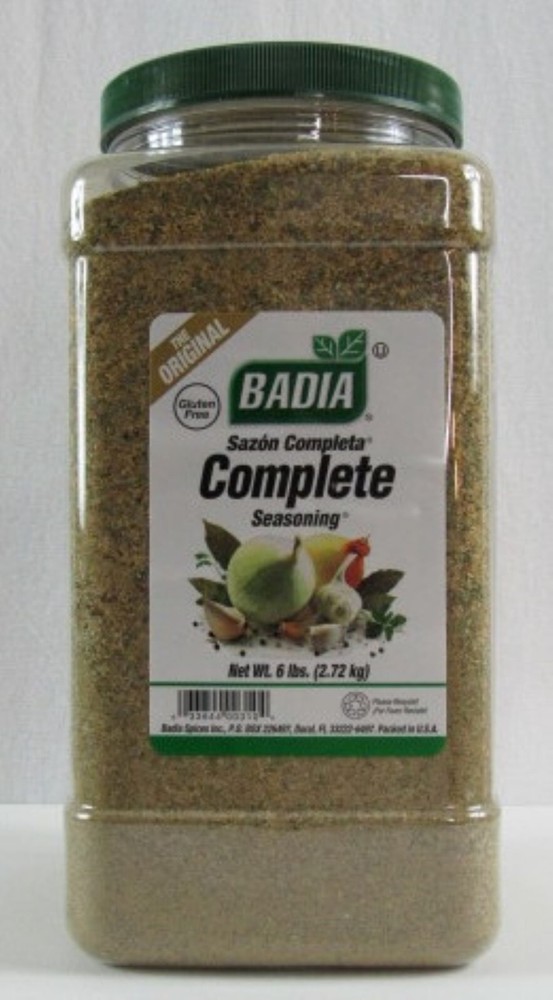 Badia Complete Seasoning 6 LBS Container . NIP
