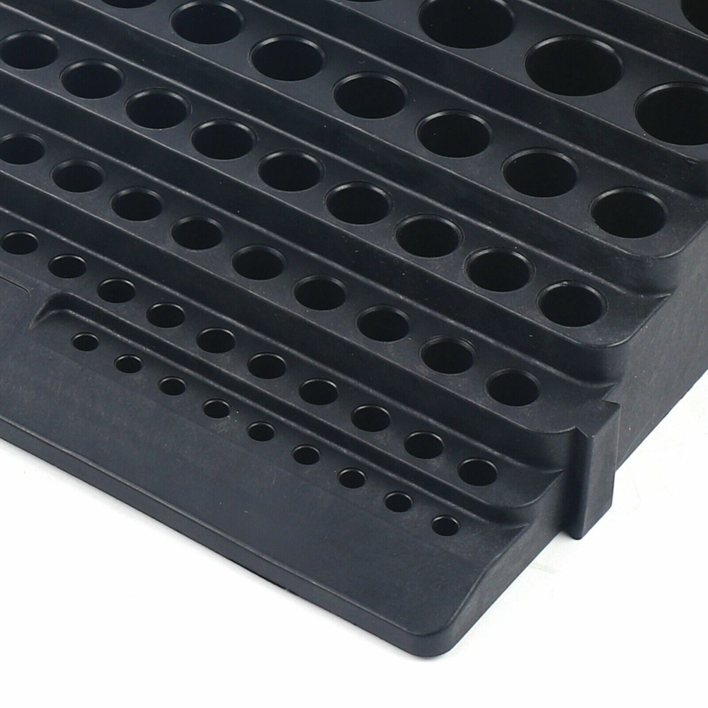84 Holes Tool Storage Box Organizer Milling Tool Accessories Placement Rack]