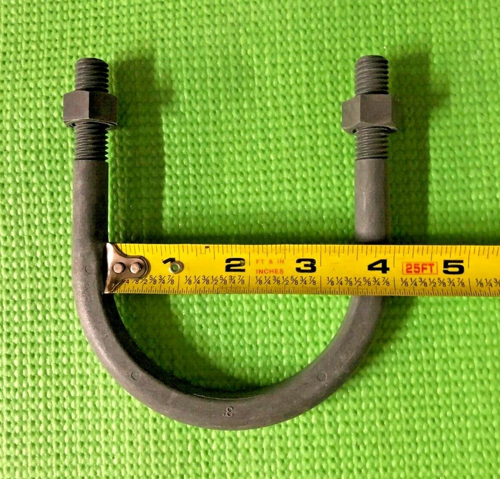 McMaster-Carr 30485T28 Nonconductive U-Bolt 3" Pipe 1/2"-13 Thread Size
