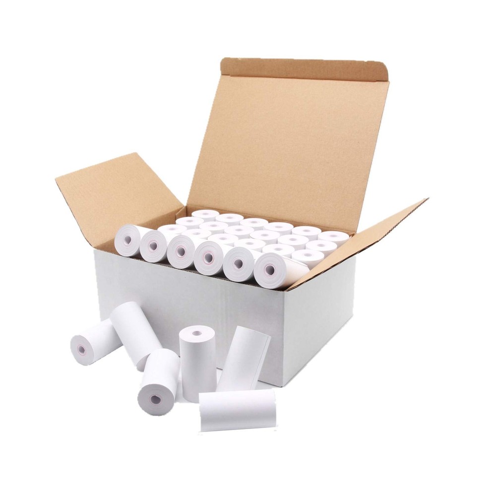 30 Coreless Thermal Rolls for Poynt Payment Terminal Receipt Printer - 2 1/4"...
