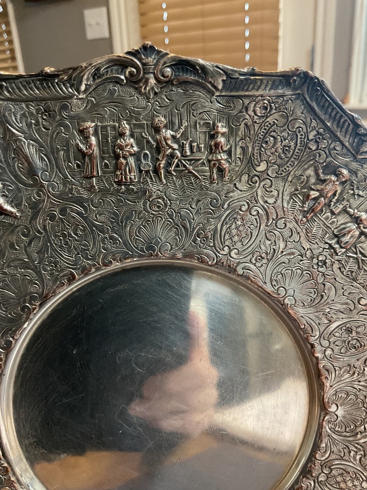 Beautiful Vintage Silver Plate platter by Webster