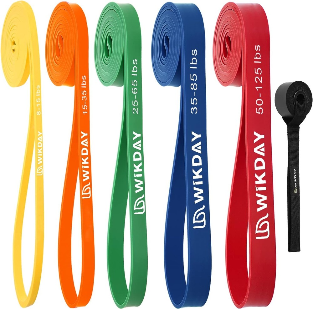 Resistance Bands, Pull Up Workout for Exercise, Thick Heavy Band Set with Door