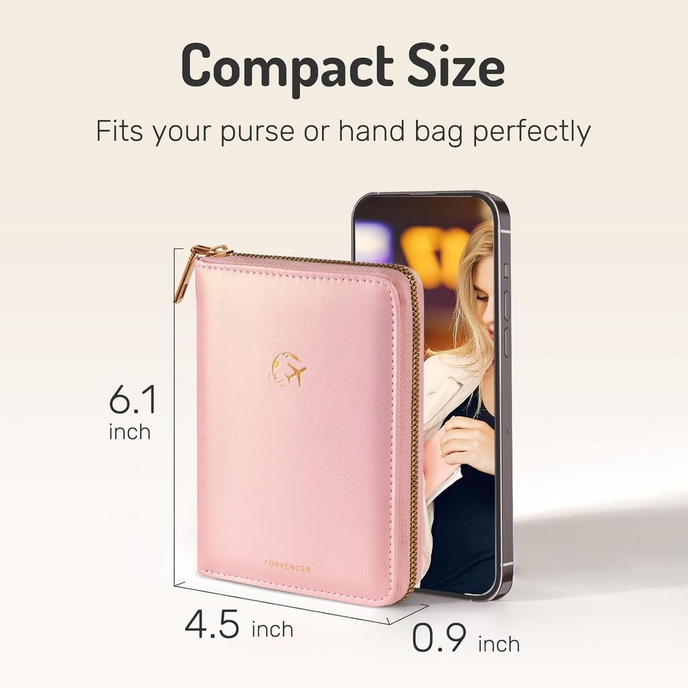 RFID Blocking Passport Holder Wallet Travel