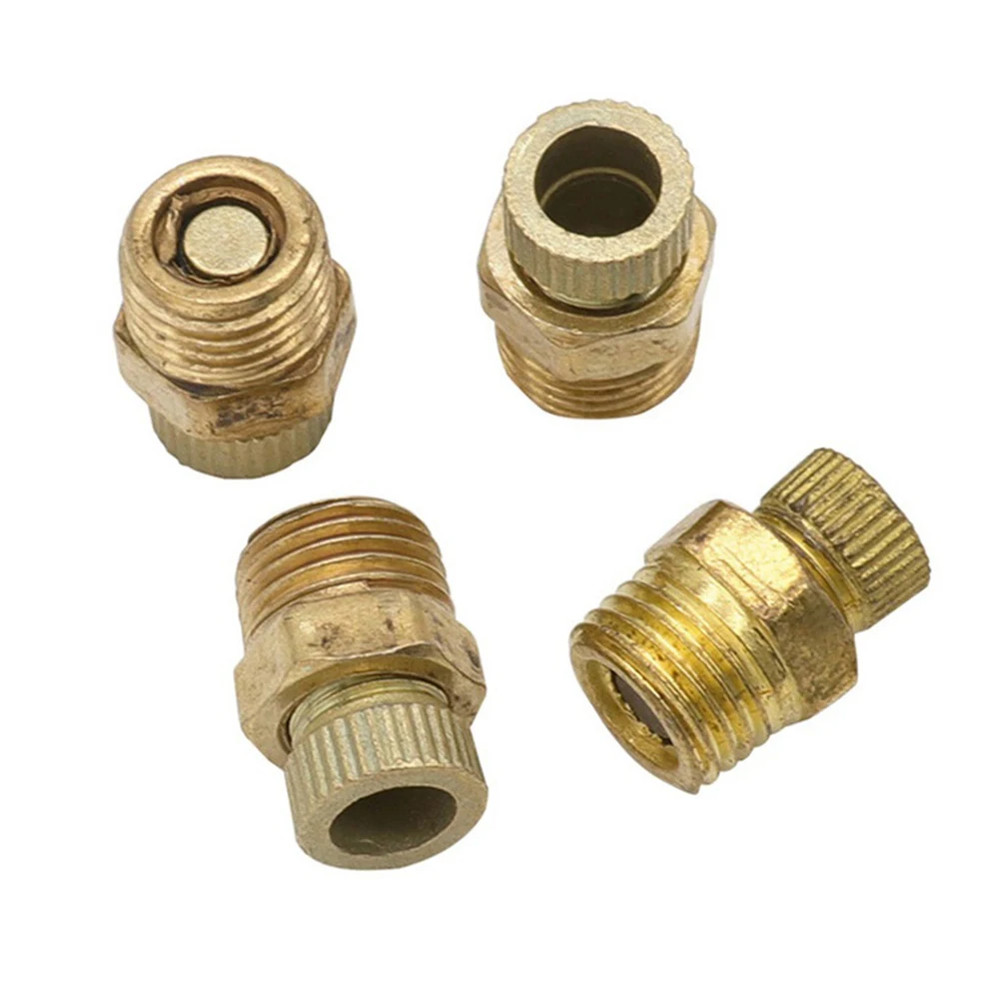 Silent Air Compressor Drain Valve Screw for Quick Water Release (2PCS)