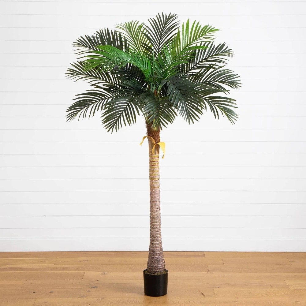 7’ Artificial Coconut Palm Tree. Retail $194