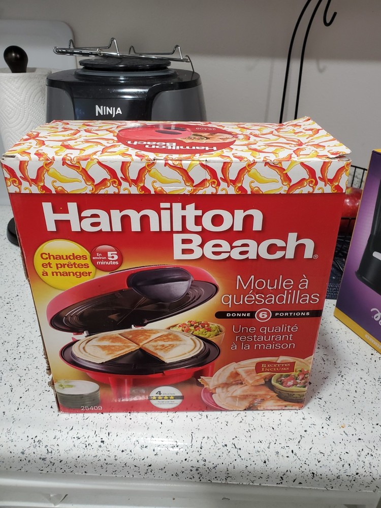 Hamilton Beach Quesadilla Maker 25409 Red