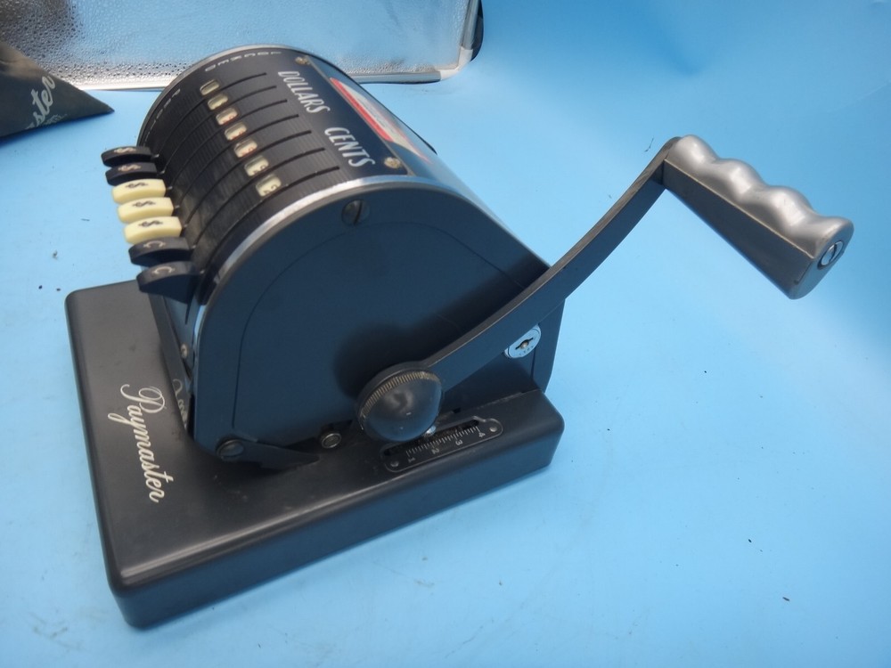 PayMaster X-900 Vintage Check Printer Secure Writer INV D1210