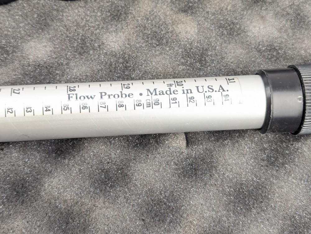 GLOBAL WATER FP111 Flow Probe, 3.7 to 6 ft Extendable Handle BA1100
