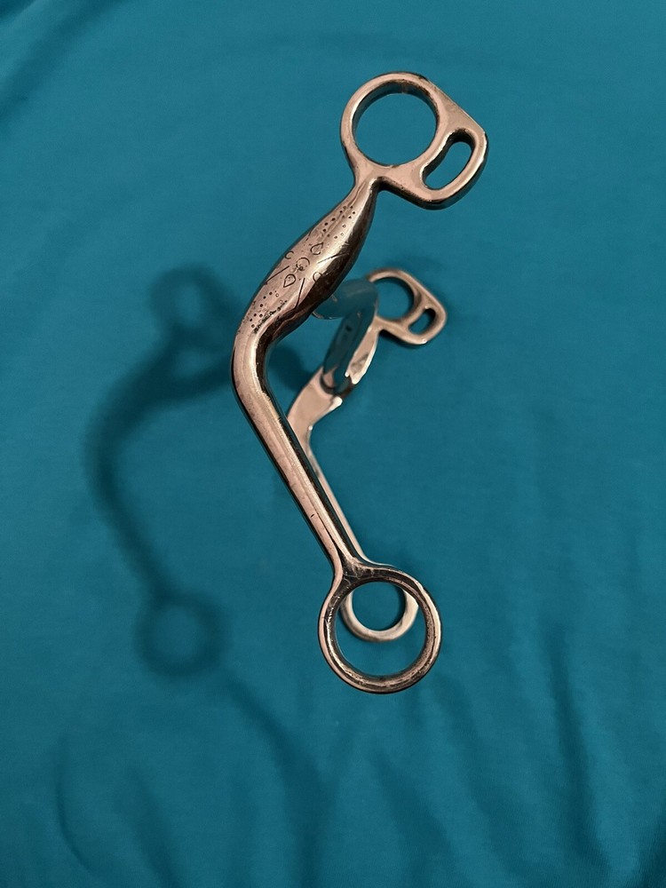 5” Western Low Port Curb Bit Swept back Shanks