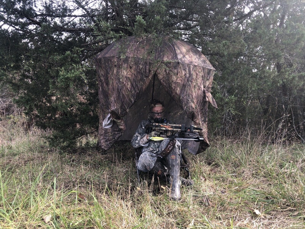 CamoKovr®️Hunting Blind … Push Button Pop Up Umbrella