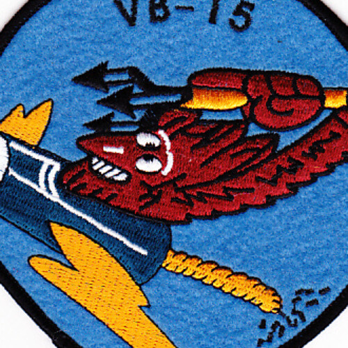 VB-15 Bomber Squadron Fifteen Patch