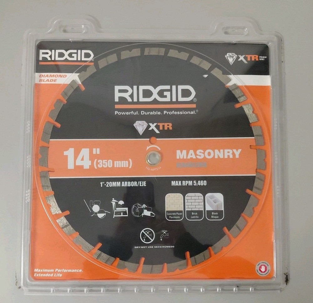 Ridgid 14" Masonry Diamond Blade