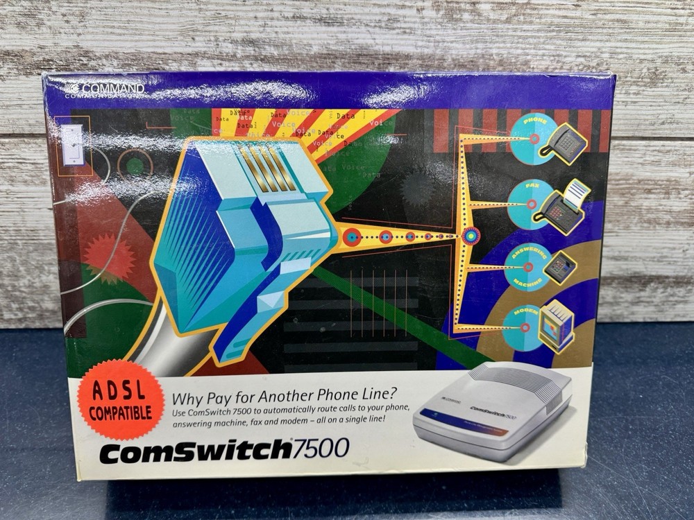 Command Communications COMSWITCH 7500 phone line management system & Powersupply