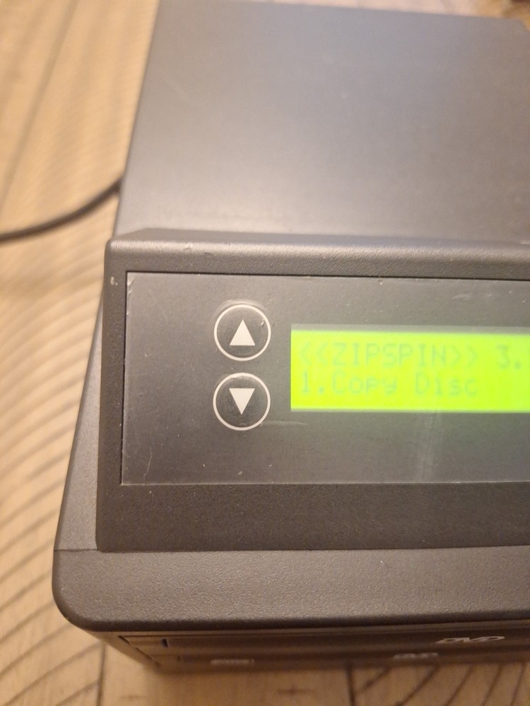 Zip Spin Super Multi CD DVD Burner Duplicator 22219 DVD-121 PRO Tested Works