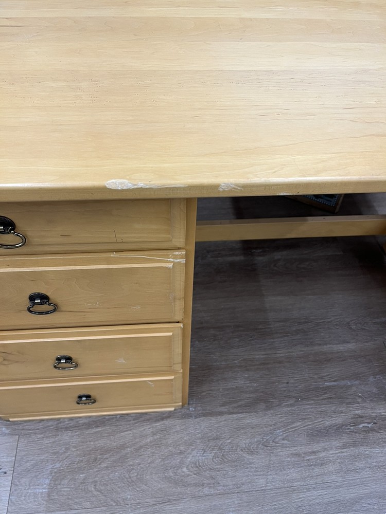 Vintage Wooden Drop Leaf Desk