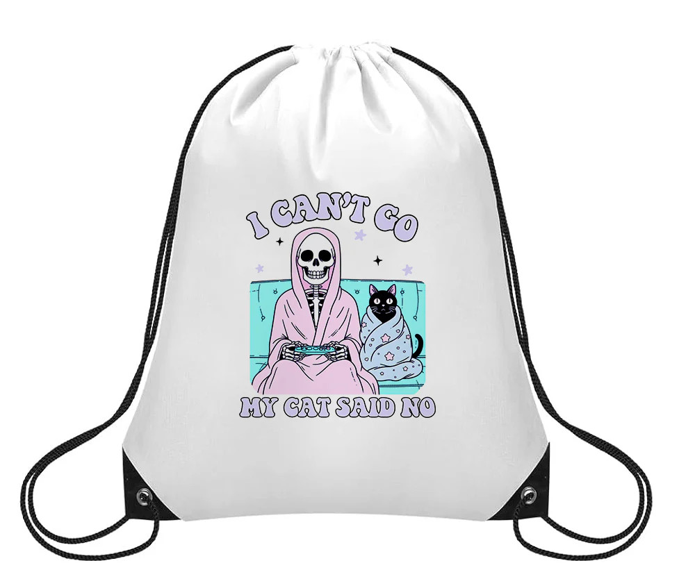 My Cat Said No - Small Drawstring Backpack