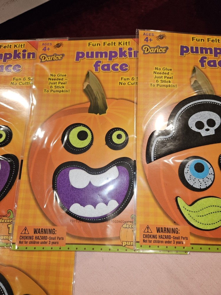 5 Fun Felt Pumpkin Face