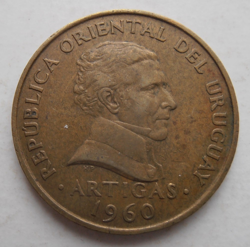 URUGUAY 10 CENTESIMOS 1960
