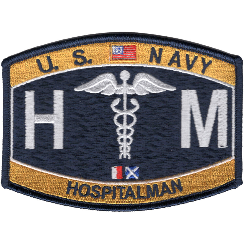HN Deck Rating Hospitalman Patch