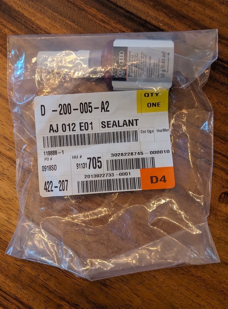 NEW Audi D-200-005-A2 Thread Sealant