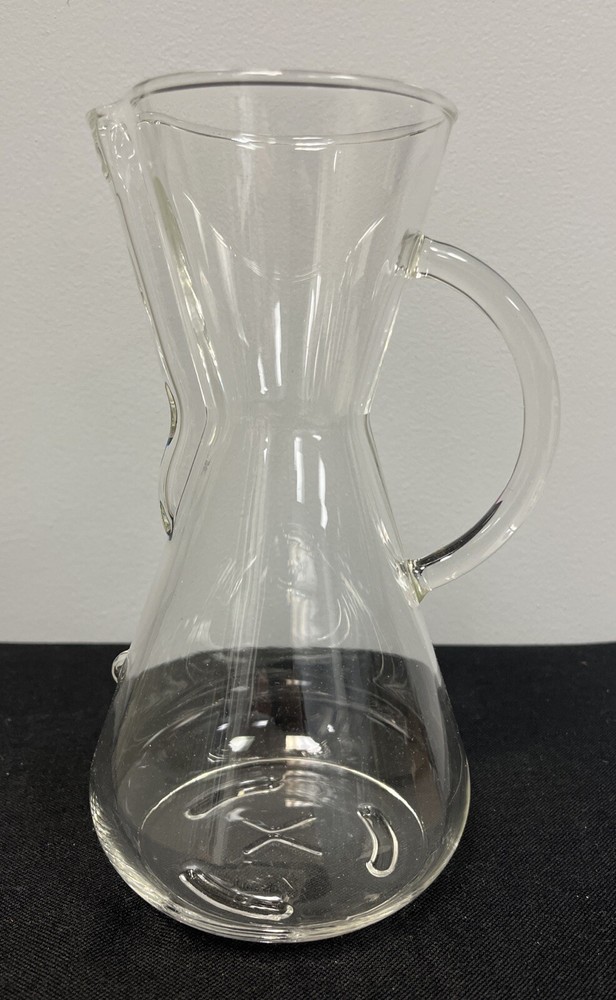 New CHEMEX 3 Cup Glass Handle Filter Drip Coffee Maker CM-1GH