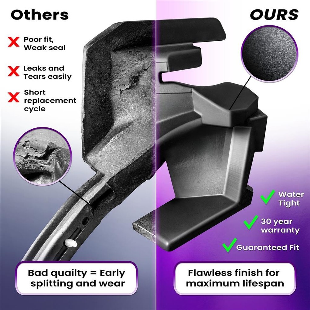 Door Seals, with Clips and Molded Ends