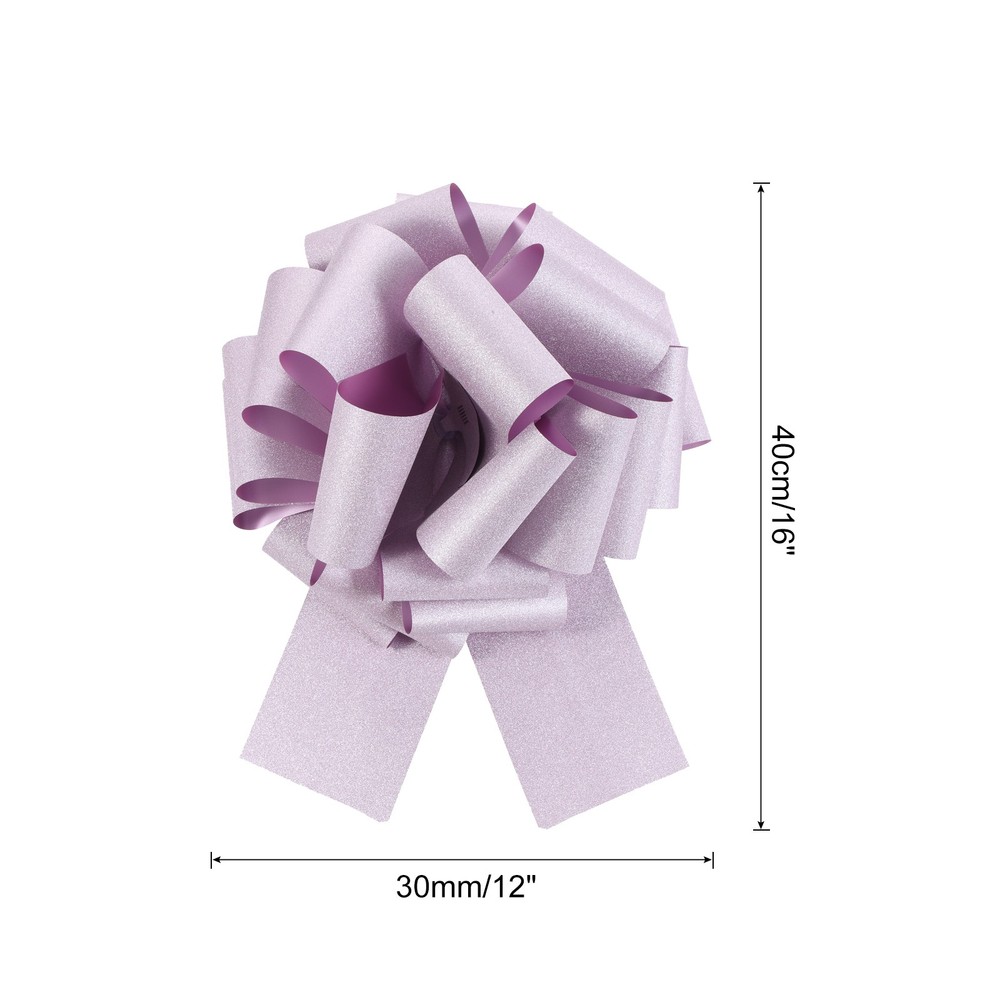 12 Inch Large Pull Bow Gift Wrapping Big Pull Bows Ribbon Pink