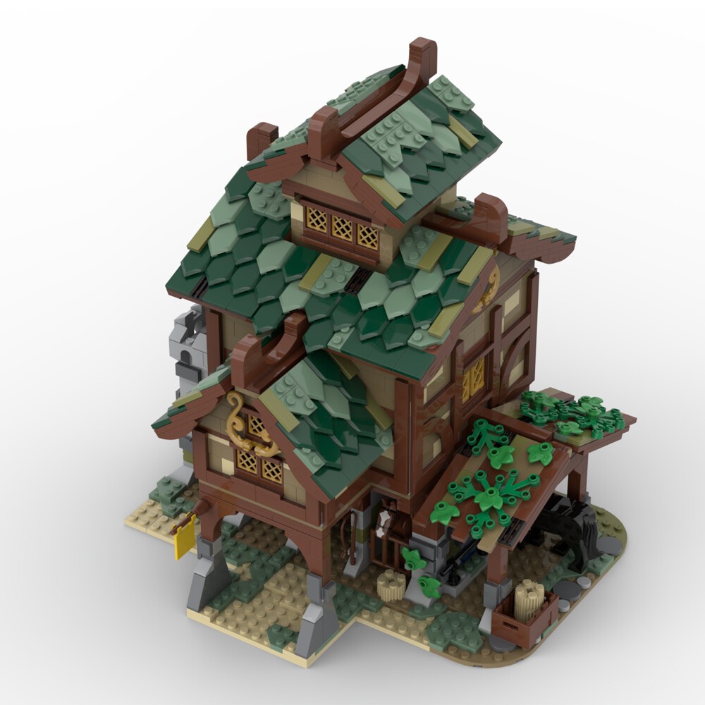 Compatible MEDIEVAL STABLE & MEDIEVAL GUARD TOWER Model for Medieval Castle