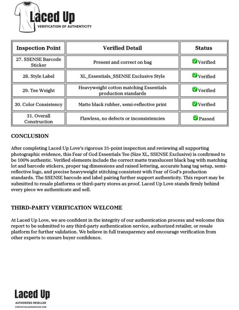 Official Authentication Process | How We Verify Streetwear