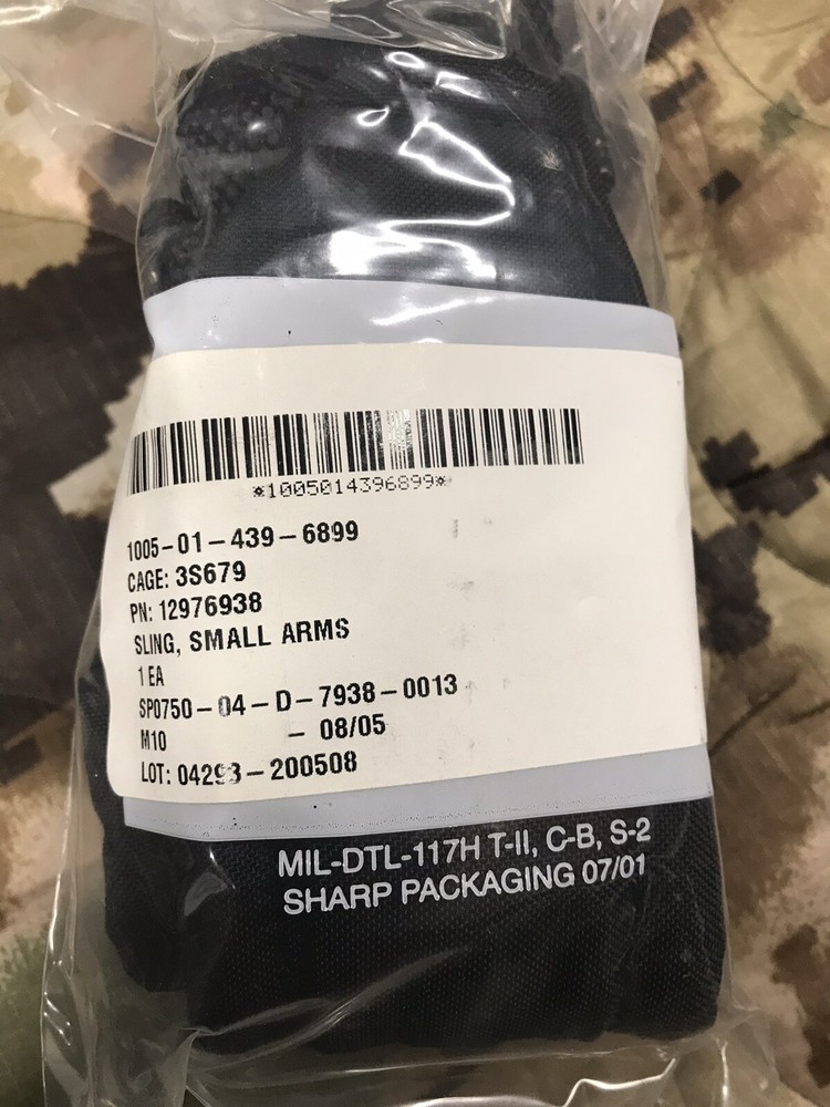 Small Arms Padded Sling USGI Black New