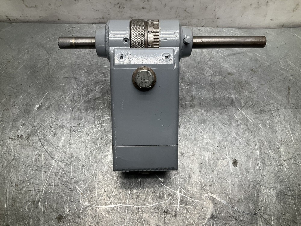 24" Lathe Carriage Stop Micrometer Fabricated
