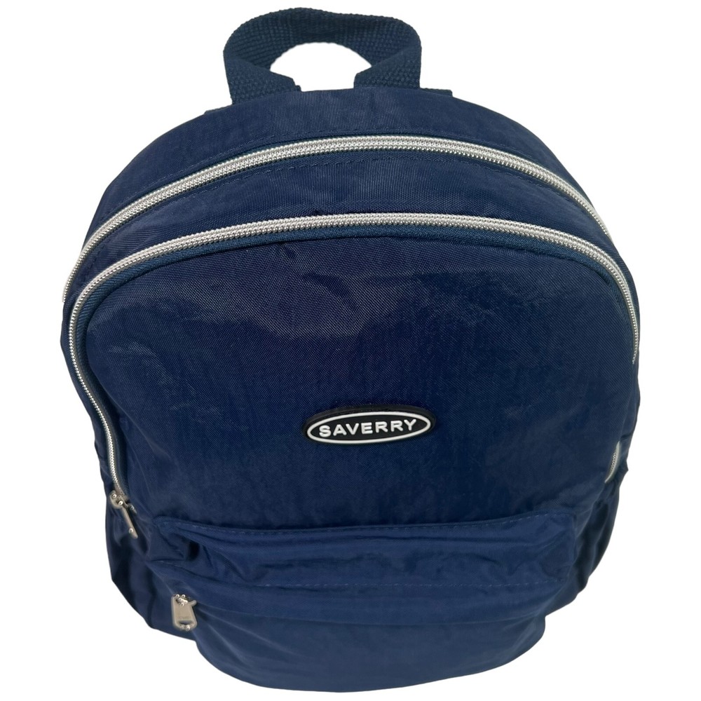 SAVERRY Lightweight Small Daypack Hiking Nylon Backpack Blue Multi Pockets
