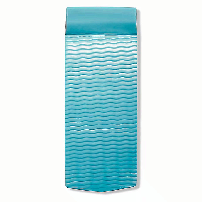 Frontgate Resort Pool Float – 2" Thick Closed-Cell Foam, 350 Lbs, Icy Blue