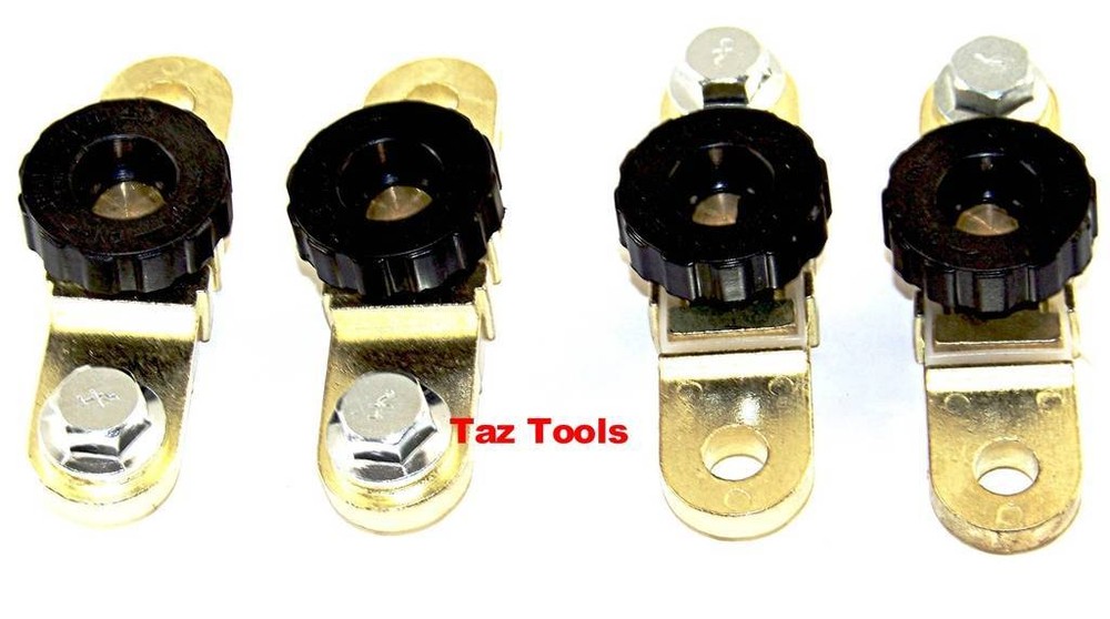 4 pcs Side Post Battery Link Terminal Quick Cut-off Disconnect Kill Shut Switch