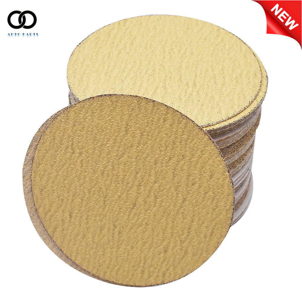 100Pcs 6" Sanding Disc NO-Hole Hook & Loop Sanding Discs 60-320 Grit Sand Paper