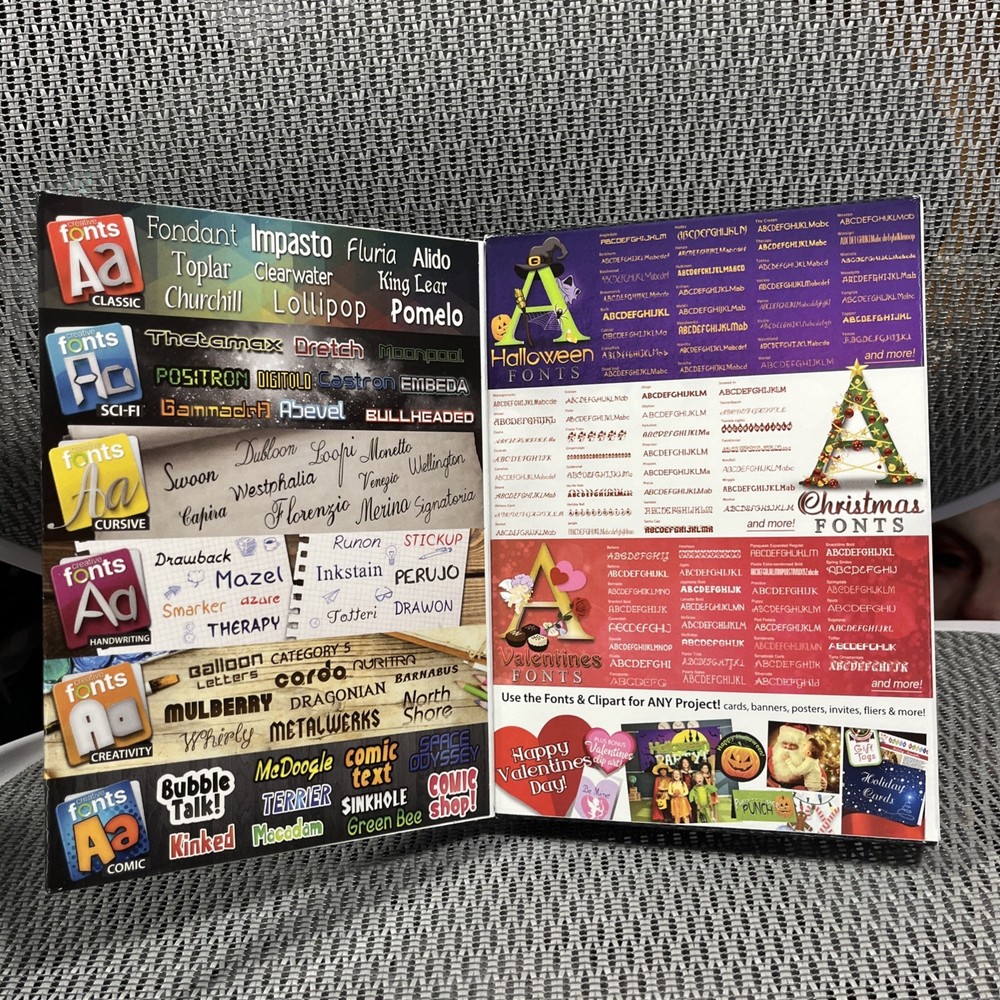 Creative Fonts Collection PC Software Summitsoft