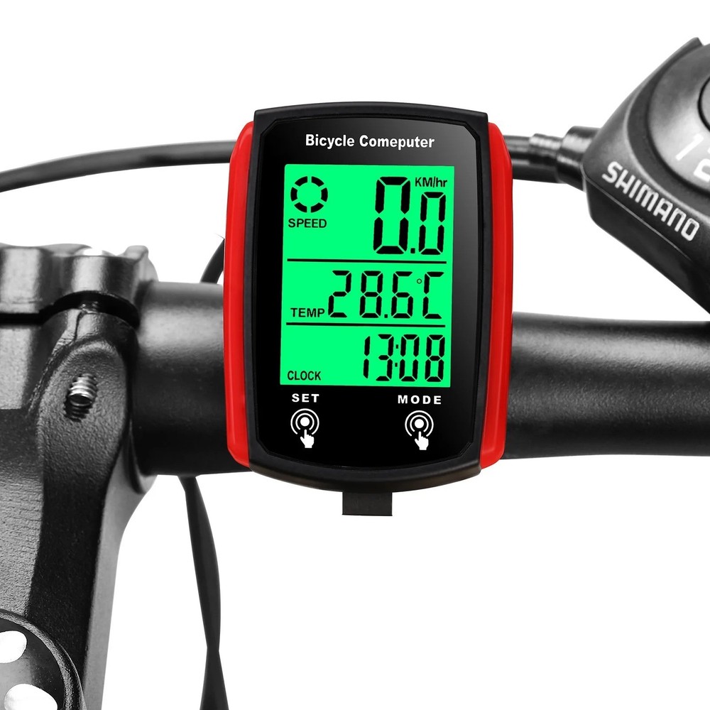 Bike Bicycle Speedometer Cycle Digital Odometer Computer Waterproof LCD Wireless