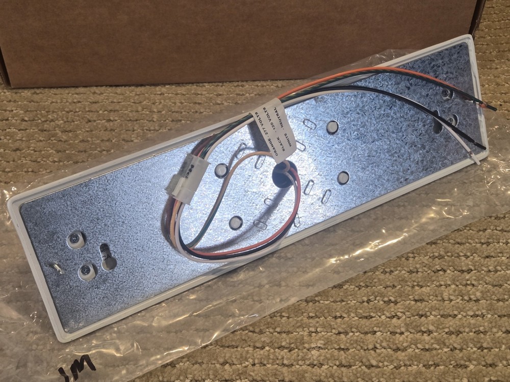 Isolite AX1-RW LED Exit Sign - Red Letters/White Housing Ceiling Surface Mount