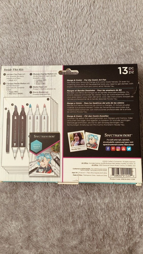 Manga And Comic Pens Set