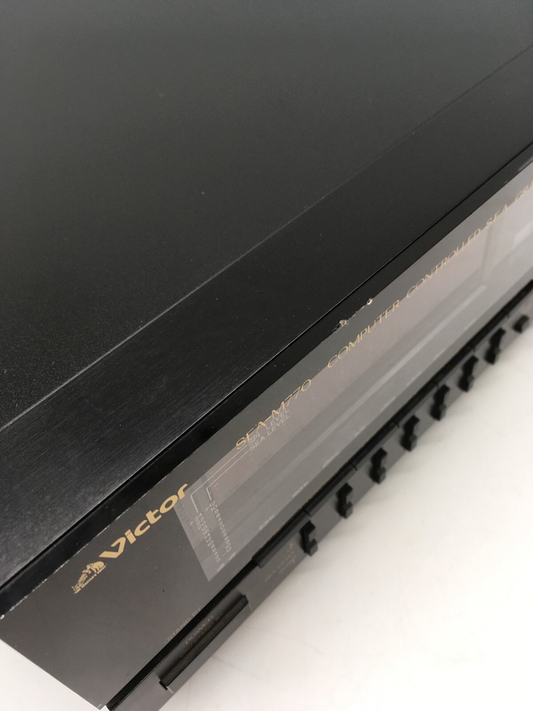 VICTOR SEA-M770 Graphic Equalizer Spectrum Analyzer Black Working Tested