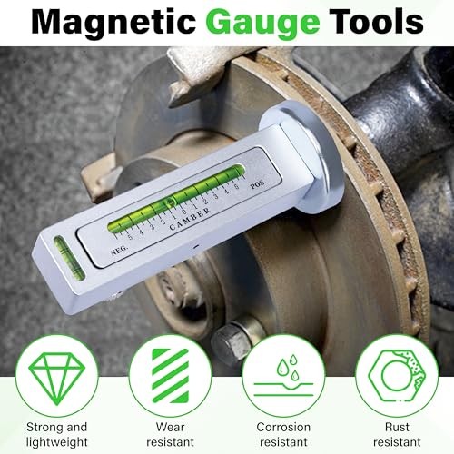 Wheel Alignment Tool, Universal Camber Alignment Tool, Adjustable Magnetic